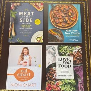 Set of 4 Vegetable Focused Cookbooks